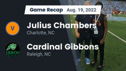 Recap: Julius Chambers  vs. Cardinal Gibbons  2022