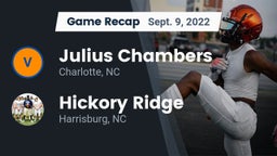 Recap: Julius Chambers  vs. Hickory Ridge  2022