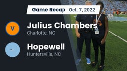 Recap: Julius Chambers  vs. Hopewell  2022