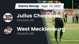 Recap: Julius Chambers  vs. West Mecklenburg  2023