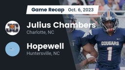 Recap: Julius Chambers  vs. Hopewell  2023
