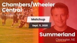 Matchup: Chambers vs. Summerland  2020