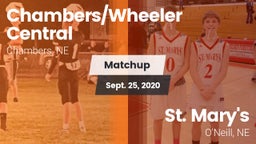 Matchup: Chambers vs. St. Mary's  2020