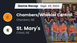 Recap: Chambers/Wheeler Central  vs. St. Mary's  2023