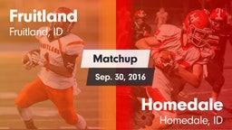 Matchup: Fruitland vs. Homedale  2016