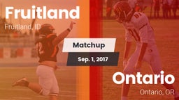 Matchup: Fruitland vs. Ontario  2017