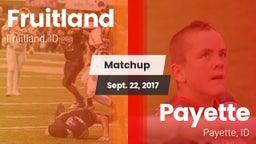 Matchup: Fruitland vs. Payette  2017