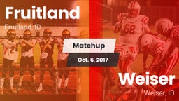 Matchup: Fruitland vs. Weiser  2017