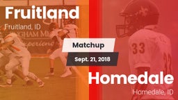 Matchup: Fruitland vs. Homedale  2018