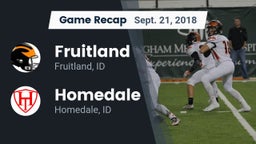 Recap: Fruitland  vs. Homedale  2018