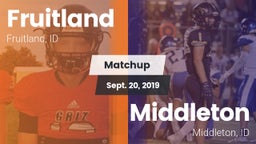 Matchup: Fruitland vs. Middleton  2019