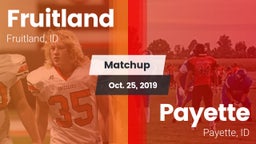 Matchup: Fruitland vs. Payette  2019