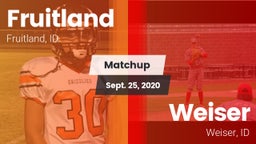 Matchup: Fruitland vs. Weiser  2020