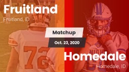 Matchup: Fruitland vs. Homedale  2020
