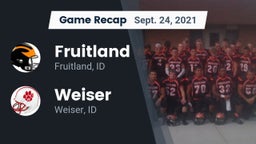 Recap: Fruitland  vs. Weiser  2021