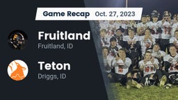 Recap: Fruitland  vs. Teton  2023