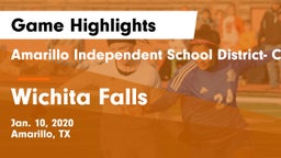 Amarillo Independent School District- Caprock  vs Wichita Falls  Game Highlights - Jan. 10, 2020