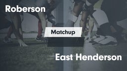 Matchup: Roberson vs. East Henderson  2016