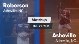Matchup: Roberson vs. Asheville  2016