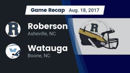 Recap: Roberson  vs. Watauga  2017