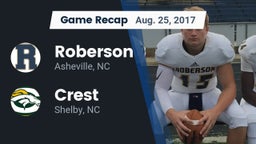 Recap: Roberson  vs. Crest  2017