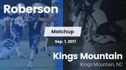 Matchup: Roberson vs. Kings Mountain  2017