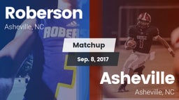 Matchup: Roberson vs. Asheville  2017