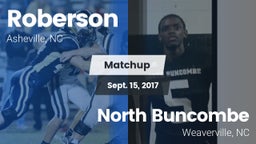 Matchup: Roberson vs. North Buncombe  2017