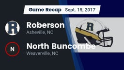 Recap: Roberson  vs. North Buncombe  2017