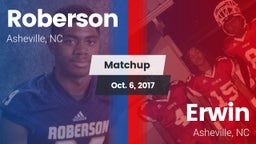 Matchup: Roberson vs. Erwin  2017