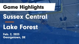 Sussex Central  vs Lake Forest  Game Highlights - Feb. 2, 2023