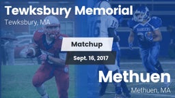 Matchup: Tewksbury Memorial vs. Methuen  2017