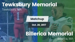 Matchup: Tewksbury Memorial vs. Billerica Memorial  2017