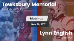 Matchup: Tewksbury Memorial vs. Lynn English  2017
