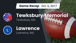 Recap: Tewksbury Memorial vs. Lawrence  2017