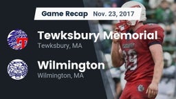 Recap: Tewksbury Memorial vs. Wilmington  2017