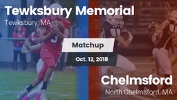 Matchup: Tewksbury Memorial vs. Chelmsford  2018