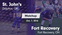 Matchup: St. John's vs. Fort Recovery  2016