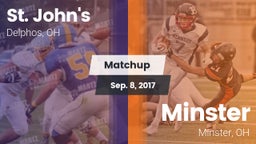 Matchup: St. John's vs. Minster  2017