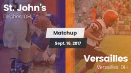Matchup: St. John's vs. Versailles  2016
