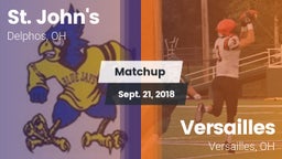 Matchup: St. John's vs. Versailles  2018