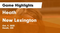 Heath  vs New Lexington  Game Highlights - Oct. 9, 2020
