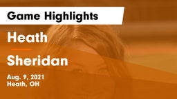 Heath  vs Sheridan  Game Highlights - Aug. 9, 2021