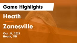 Heath  vs Zanesville Game Highlights - Oct. 14, 2021