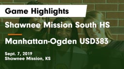 Shawnee Mission South HS vs Manhattan-Ogden USD383 Game Highlights - Sept. 7, 2019