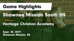 Shawnee Mission South HS vs Heritage Christian Academy Game Highlights - Sept. 28, 2019