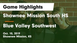 Shawnee Mission South HS vs Blue Valley Southwest  Game Highlights - Oct. 10, 2019