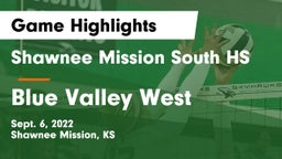 Shawnee Mission South HS vs Blue Valley West  Game Highlights - Sept. 6, 2022