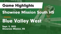 Shawnee Mission South HS vs Blue Valley West  Game Highlights - Sept. 5, 2023
