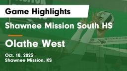 Shawnee Mission South HS vs Olathe West   Game Highlights - Oct. 10, 2023